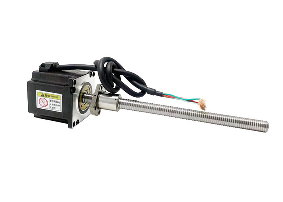 Nema 23 57 mm Hybrid Ball Screw Stepper Motor 1.8 ° Ángulo de paso 4 Cables de plomo para equipos de diagnóstico médico