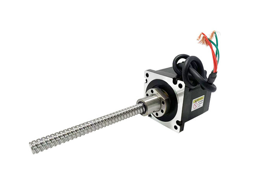 Voltaje híbrido 3/4.8V 6A actual de los alambres de ventaja del ángulo 4 del paso del motor de pasos 1.8° del tornillo de la bola de la nema 34 (86m m)