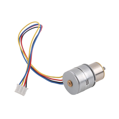 2 Phases High Precision 20mm Pm Stepper Motor With Circular Gearbox 18 Degree Step Angle for home appliance equipment