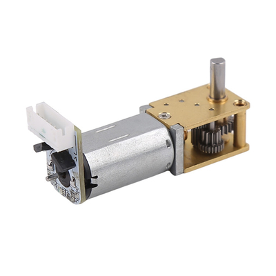 5000-30000RPM Worm Gearbox N20 DC Motor With Custom Encoder