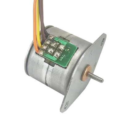 Motor paso a paso de 20 mm 20BY45-135 5V DC 4 cables con eje de 6 mm de longitud