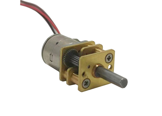 Motor paso a paso de 10 mm de fase 2 de 18° con caja de engranajes metálicos