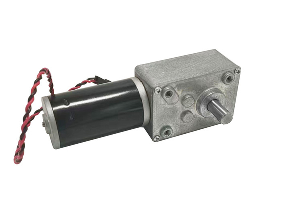 Motor eléctrico de alto par 24v motor de corriente continua con caja de cambios de gusano motor de corriente continua