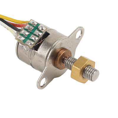 Motor paso a paso de 2 fases de 10 mm 5V con tornillo M3 y tuerca de cobre