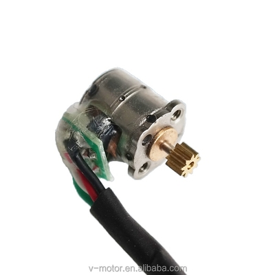 Motor paso a paso micro de 3,3 V y 6 mm, 2 fases, 4 hilos, 3000 rpm